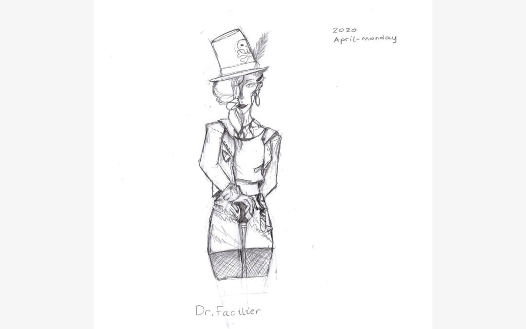 Dr. Facilier pencil drawing featured image