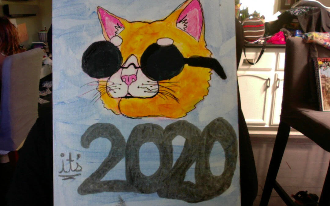 Hippy Cat 2020 poster